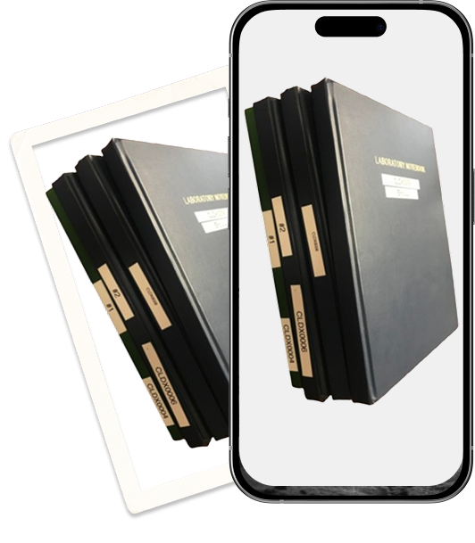 chemistry lab notebook scanning