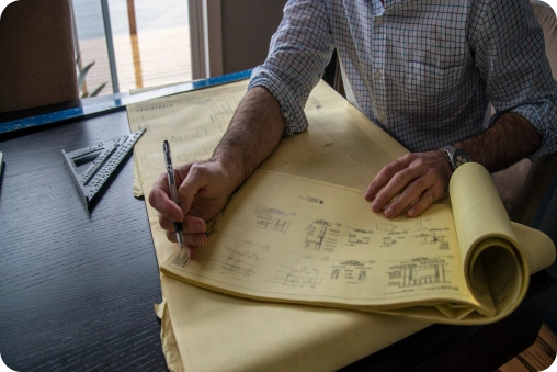 architectural drawings and diagrams scanning