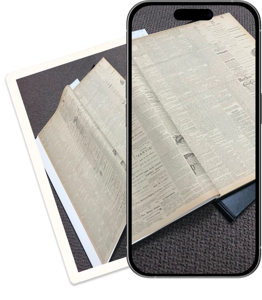 convert old newspapers into searchable pdf with ocr