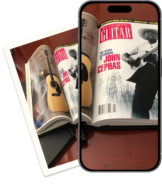 scanning books magazines bound material