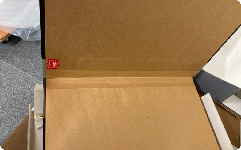 Archival-bound volume from Campbell Museum with conservation label visible inside front cover